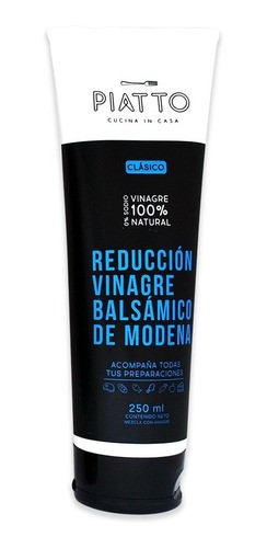 VINAGRE BALSAMICO CLASICO PIATTO*330 ML
