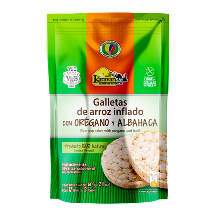 GALLETA ARROZ NATURALES KARAVANSAY *60GR