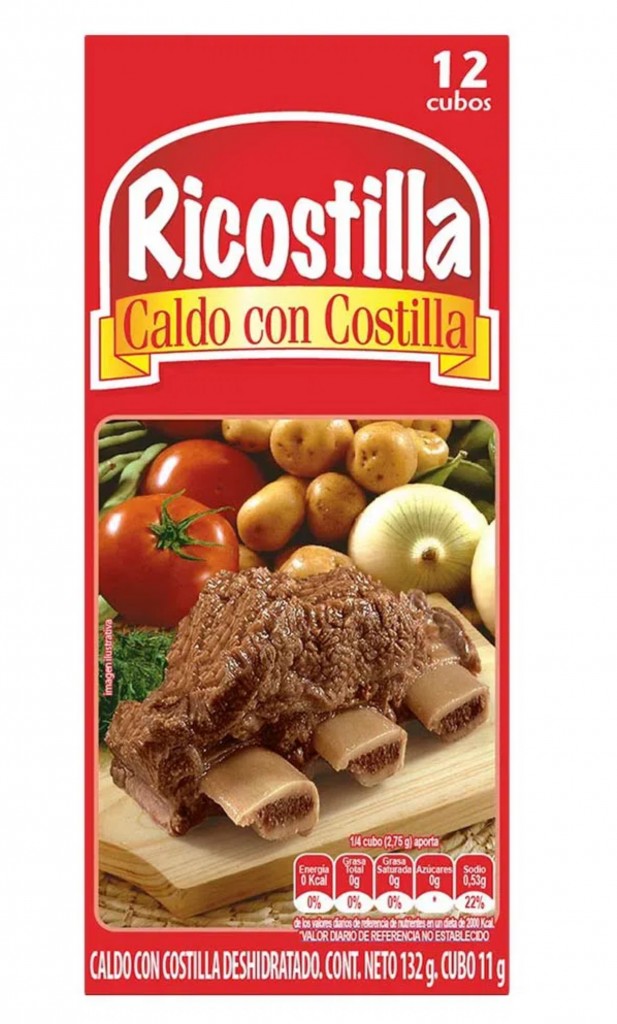 CALDO RICOSTILLA  x 12 CUBOS