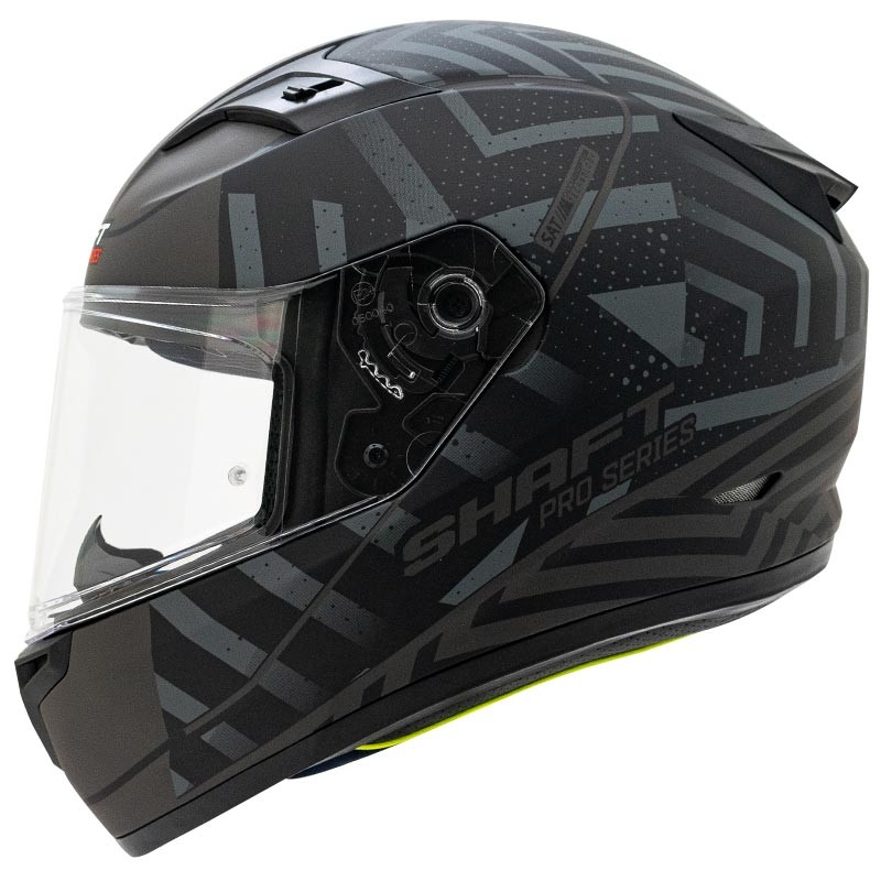 Casco Shaft Pro 545_Hunter Askyr Negro Mate Gris Talla XL
