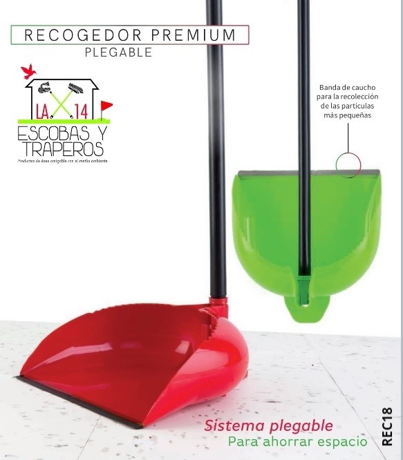 RECOGEDOR PREMIUM FULLER PLEGABLE PREMIUM COLOR VERDE
