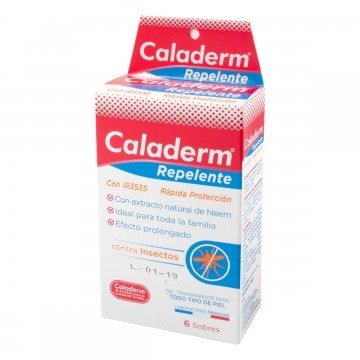 CALADERM REPELENTE  X  6 SOBRES