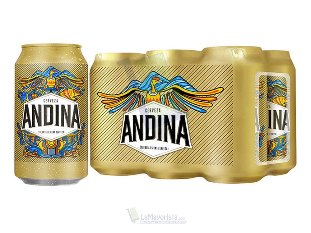 Cerveza Andina 6pack Lata x 355 ml Paca X 4