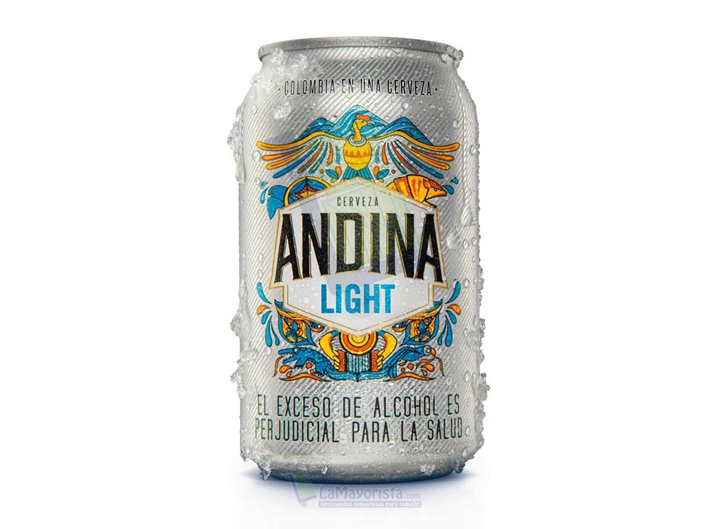 Cerveza Andina Light Lata x 330 ml Paca X 24