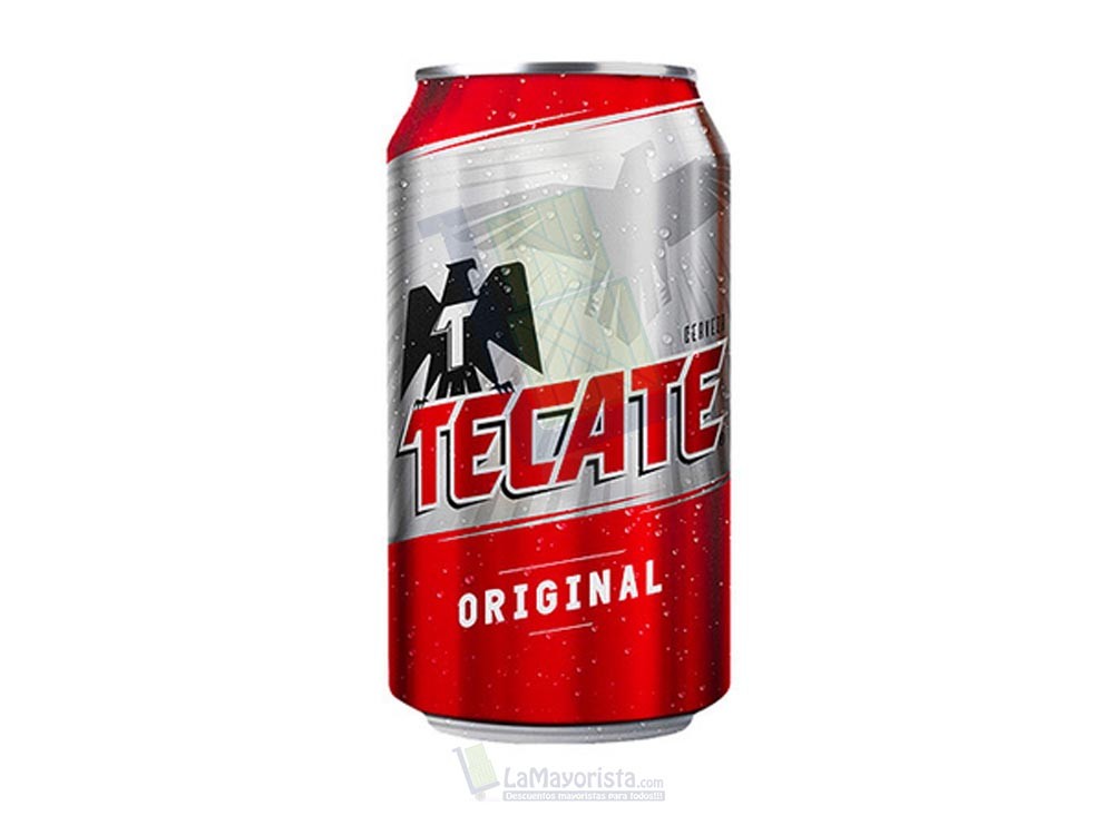 Cerveza Tecate Lata x 355 ml Paca X 24