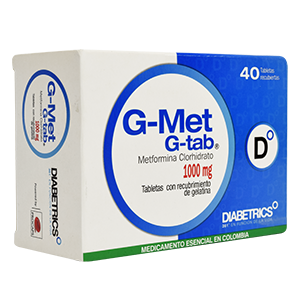 G MET 1000 MG X 40TAB