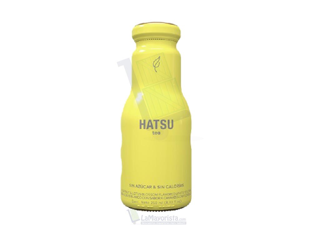 Té Hatsu Amarillo Botella x 250 ml Paca X 6