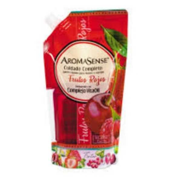 JABON LIQUIDO FRUTOS ROJ AROMASENS*400ML