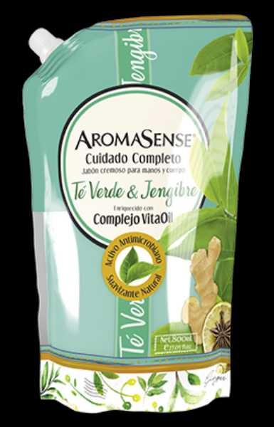 JABON LIQUIDO TE VERDE AROMASENSE*580ML