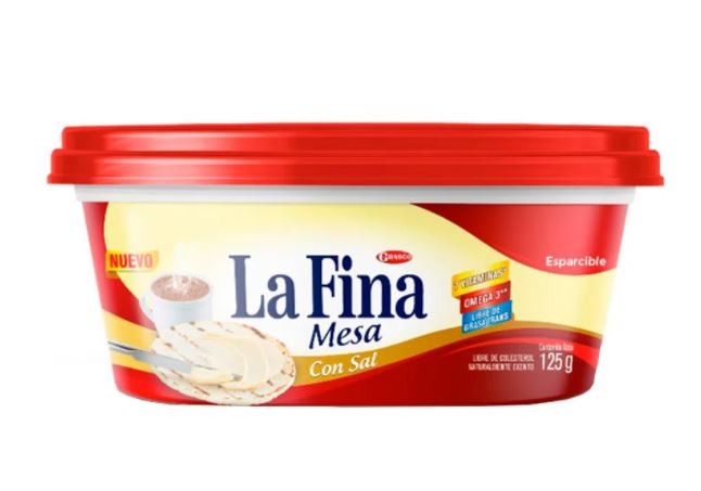 MARGARINA MESA SAL LA FINA*125GR