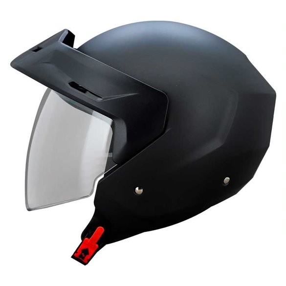 Casco ICH 101 Plano Negro Mate Talla S