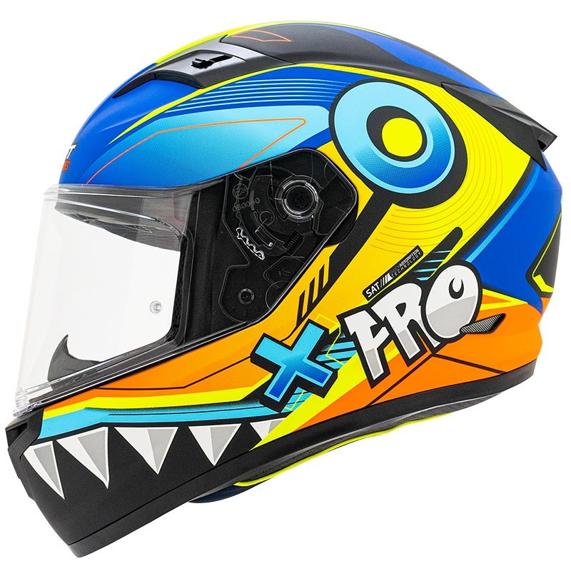 Casco Shaft Pro 545_Hunter Dralex Negro Mate Azul Talla XL