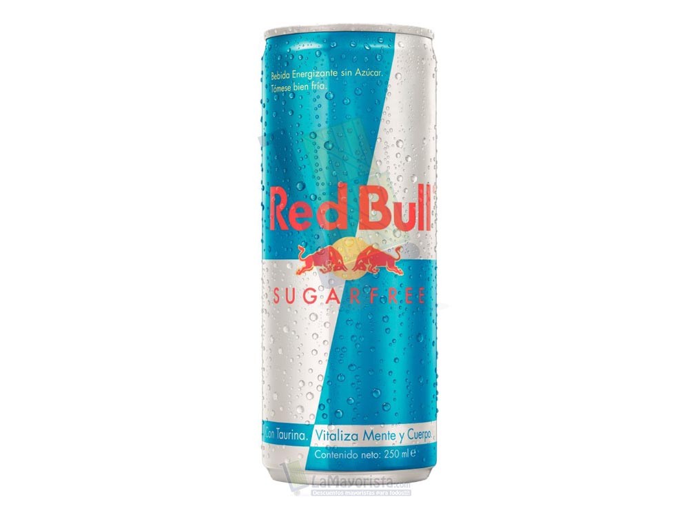 Energizante Red Bull Sin Azúcar 4pack Lata x 250 ml Paca X 4