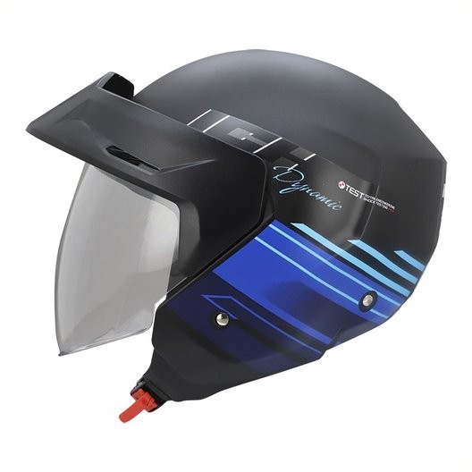 Casco ICH 101 Dynamic Negro Mate Azul Talla XL
