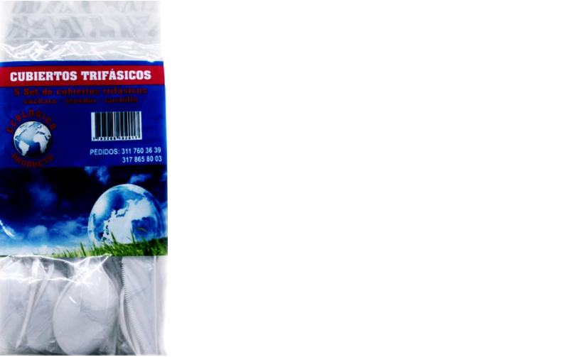 CUBIERTOS TRIFASICOS SET*5UND