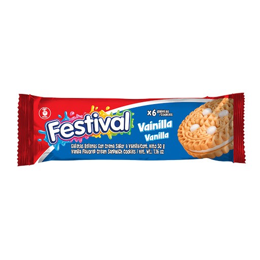 GALLETA FESTIVAL VAINILLA