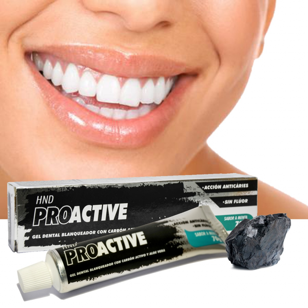 Gel Dental Carbón Activado HND Cuidado Belleza