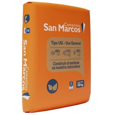 CEMENTO GRIS T-1 UG BULTO 50 SAN MARCOS