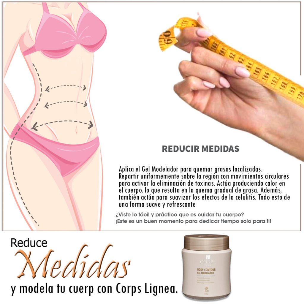 Gel HND Body Contour Gel Modelador Reductor Grasa Mujeres