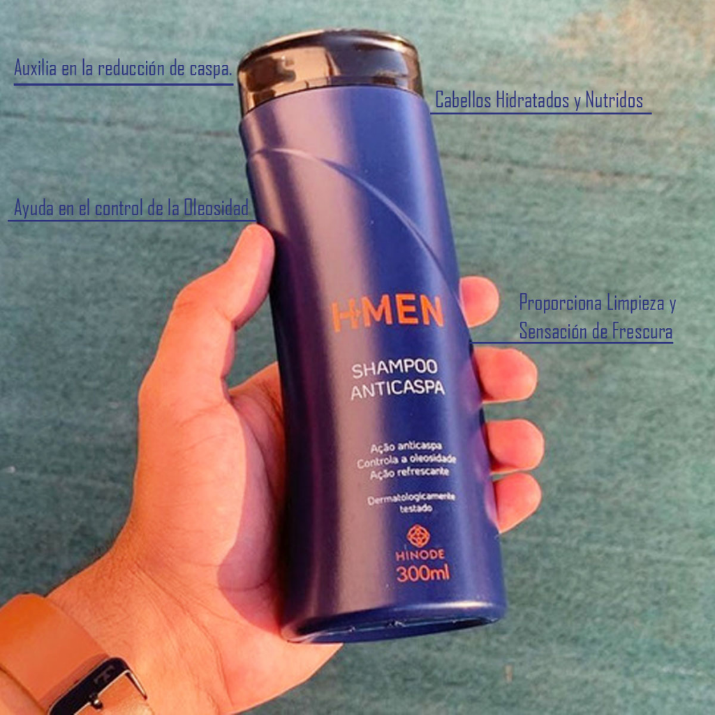 Shampoo Anti-caspa H-men Hnd Cuidado Cabello Masculino
