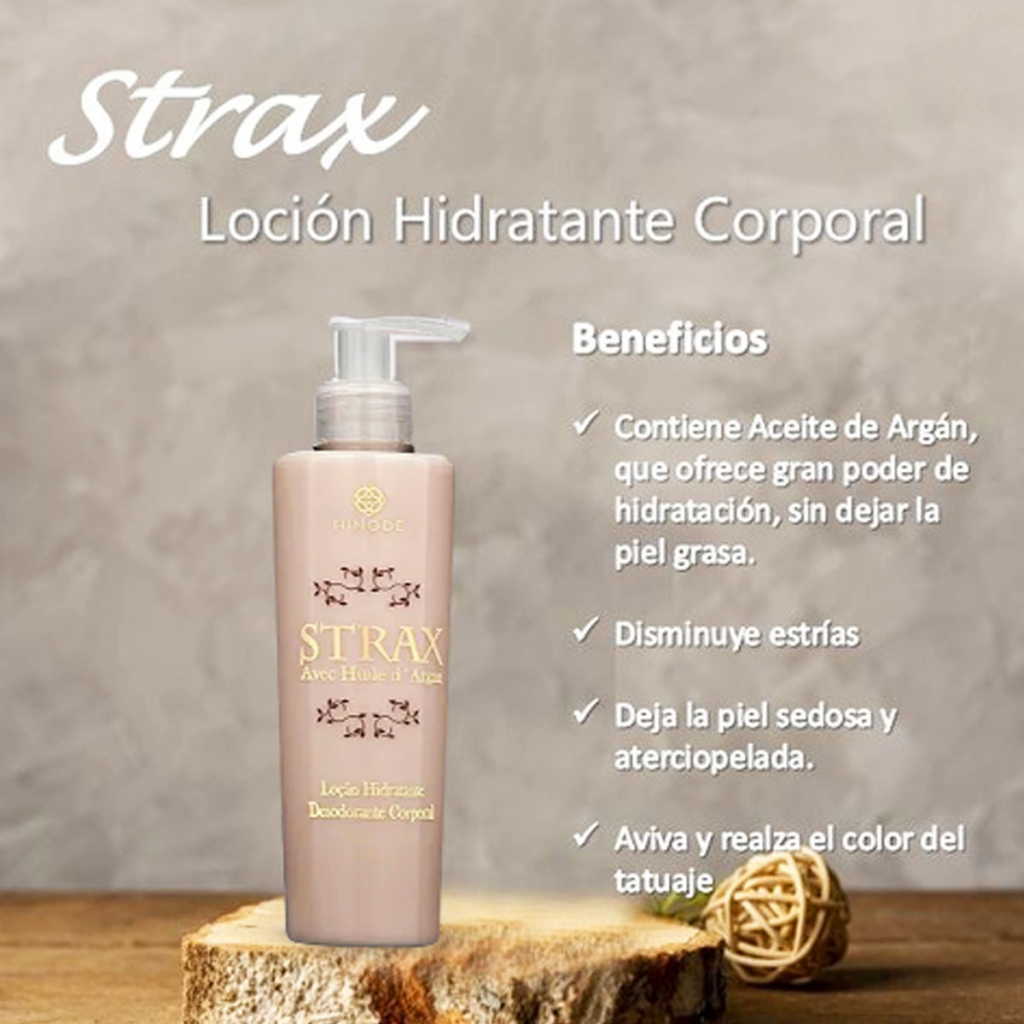 Strax Loción Hidratante Corporal HND Mujer Disminuye Estrías Argán