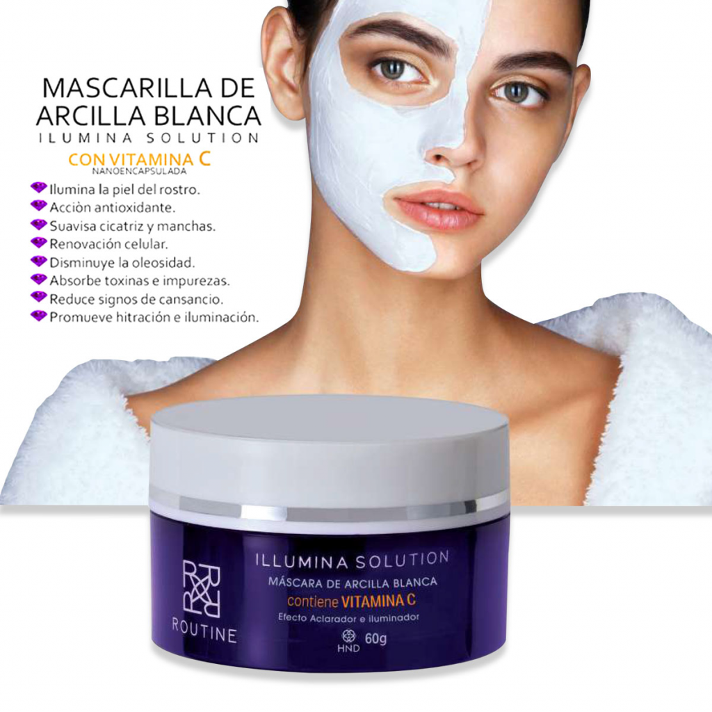 Mascara De Argila Aclaradora HND Belleza Mujer