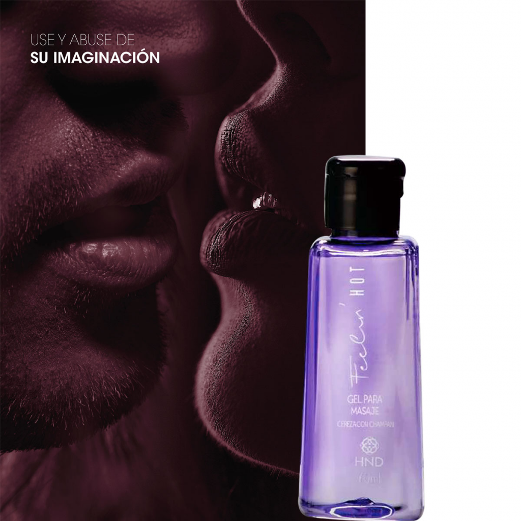 Gel Para Masaje Feelin Hot Cereza HND Y Champagne