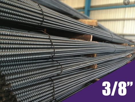 BARRA CORRUGADA DE 3/8 X 6 MT