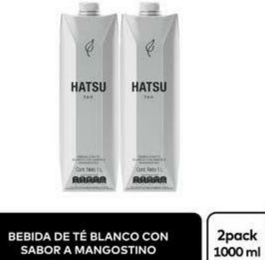 BEBIDA DE TE BLANCO  HATSU X 2UND*1000ML