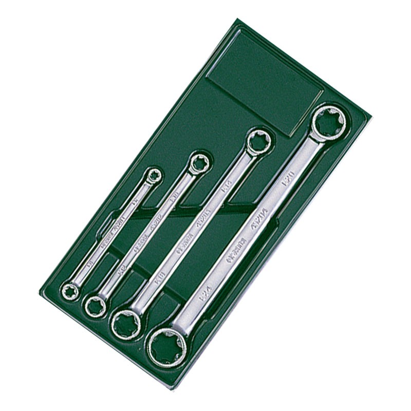 JUEGO LLAVES E-TORX 4PZ #09012