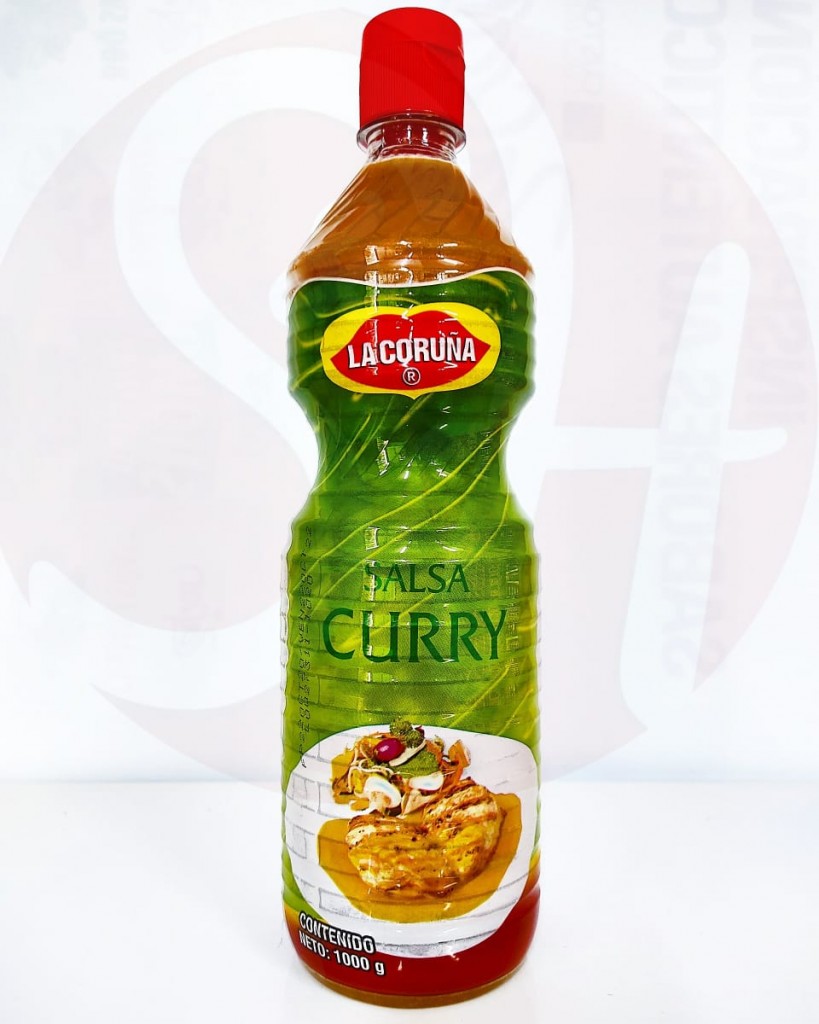 Salsa curry x 1 litro marca coruña