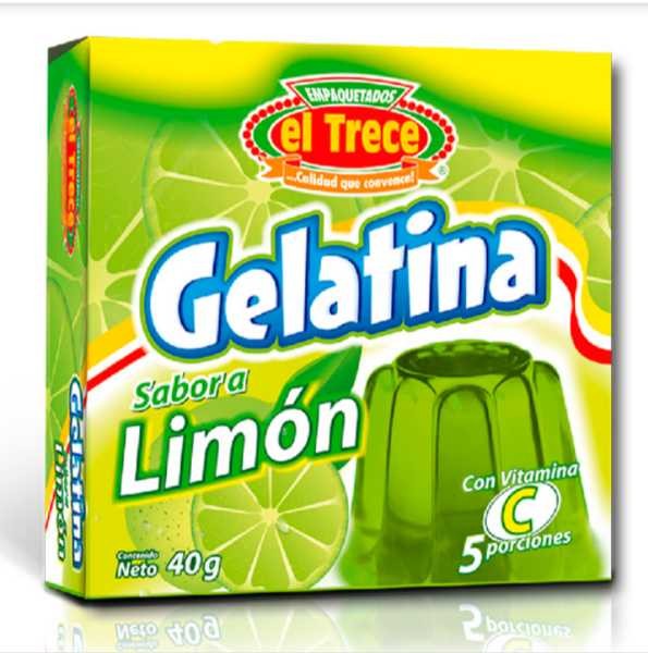 GELATINA EL 13 CAJA