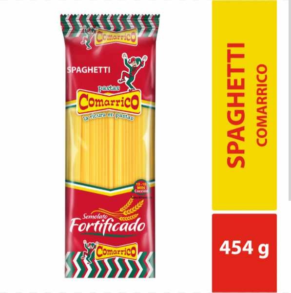 PASTA COMARRICO SPAGHETTI X 454gr