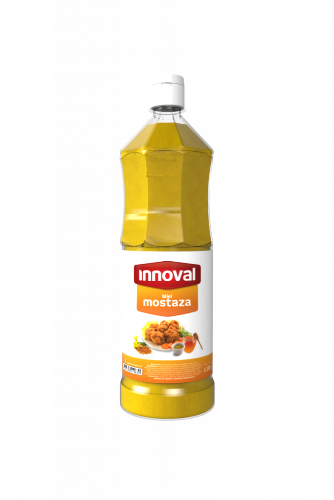 Salsa miel mostaza marca Innoval x un litro