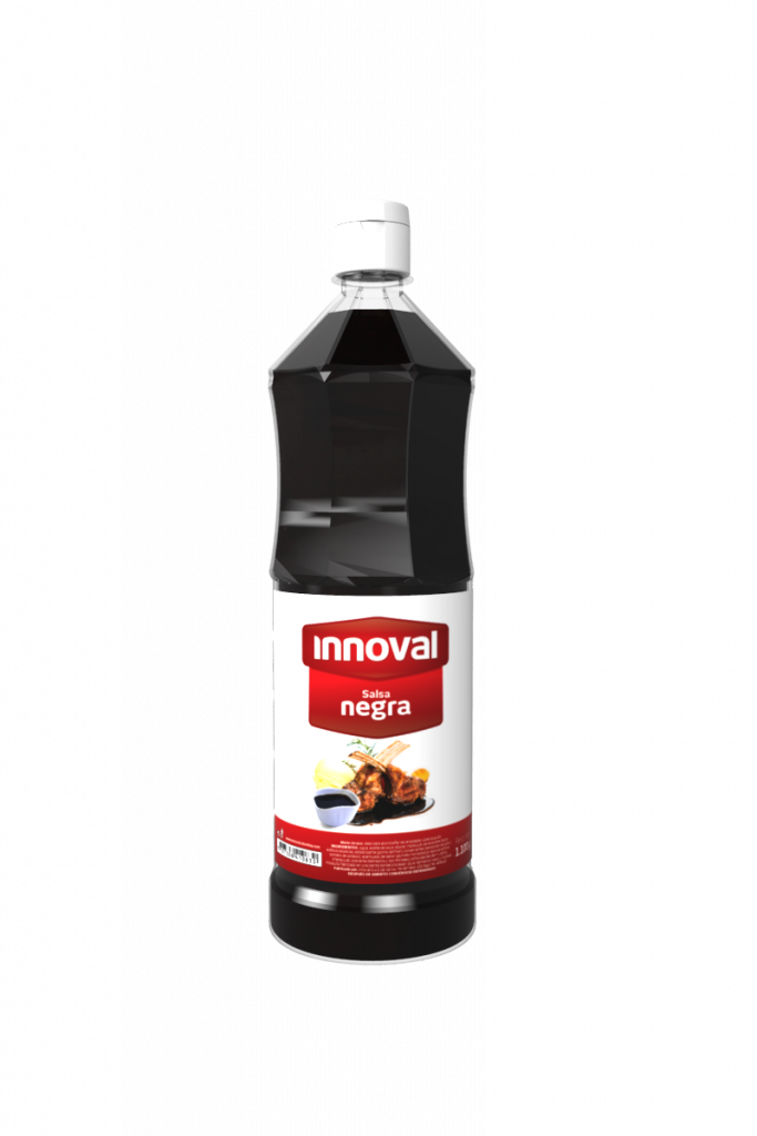 Salsa negra de la marca Innoval x un litro