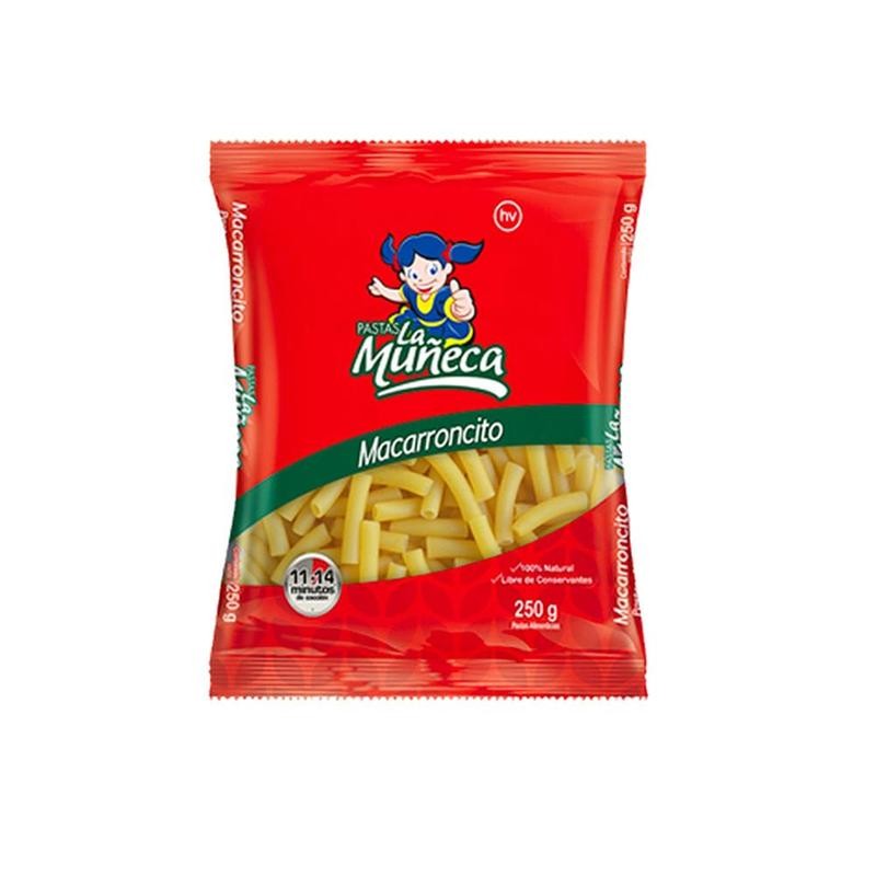 PASTA LA MUÑECA MACARRONCITO  x 250GR