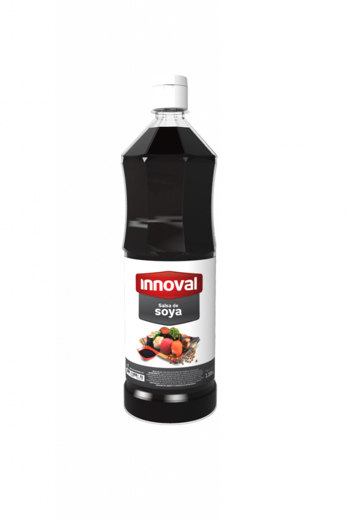 Salsa de soya de la marca Innoval x un litro
