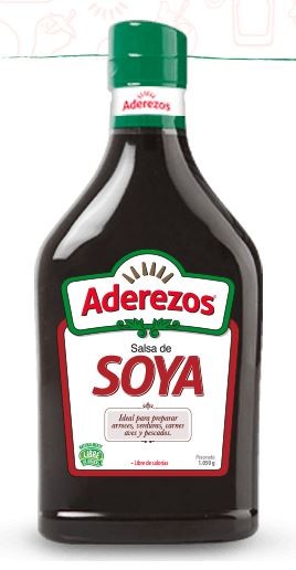 Salsa soya Aderezos x un litro