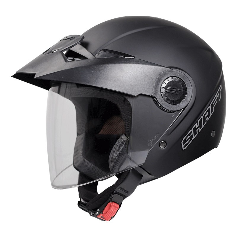 Casco Abierto Shaft 211 Solid Negro Mate Talla L
