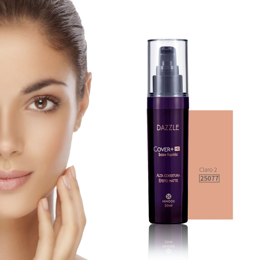 Base Liquida Dazzle HD Cover Maquillaje Dama Tono Claro 2