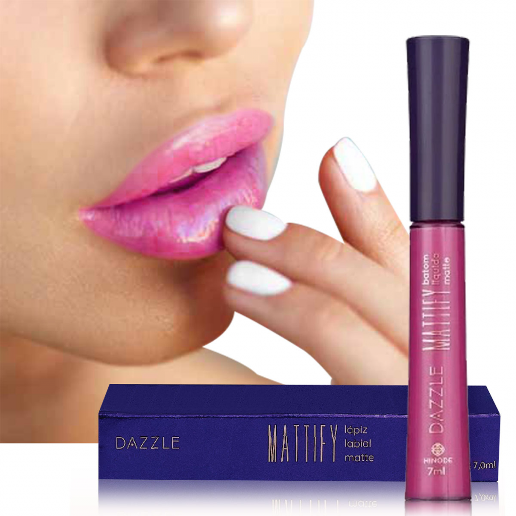 Labial Liquido Mate Fucsia HND Belleza Labios Mujer