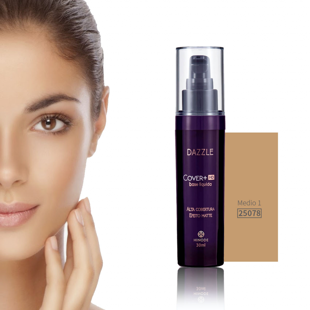 Base Liquida Dazzle HD Cover Maquillaje Dama Medio 1