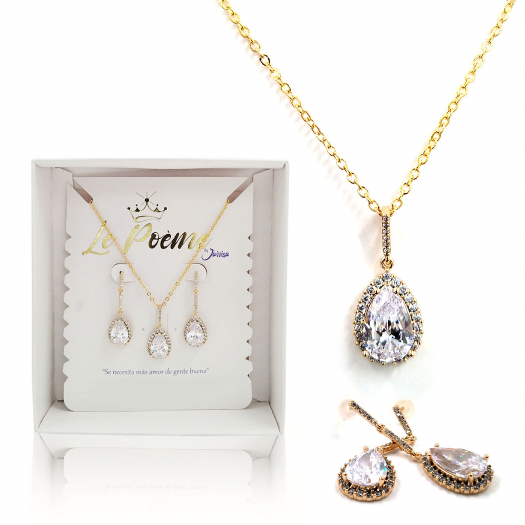 Joyería Mujer Collar Aretas Accesorios Para Dama DUOFR564DJ