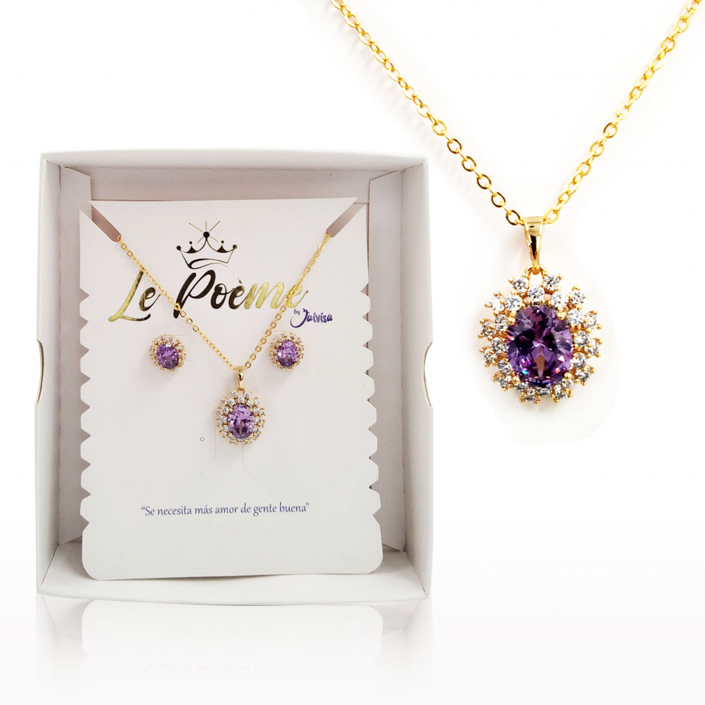 Joyería Collar y Aretas Accesorios Dama DUOFR561DJ