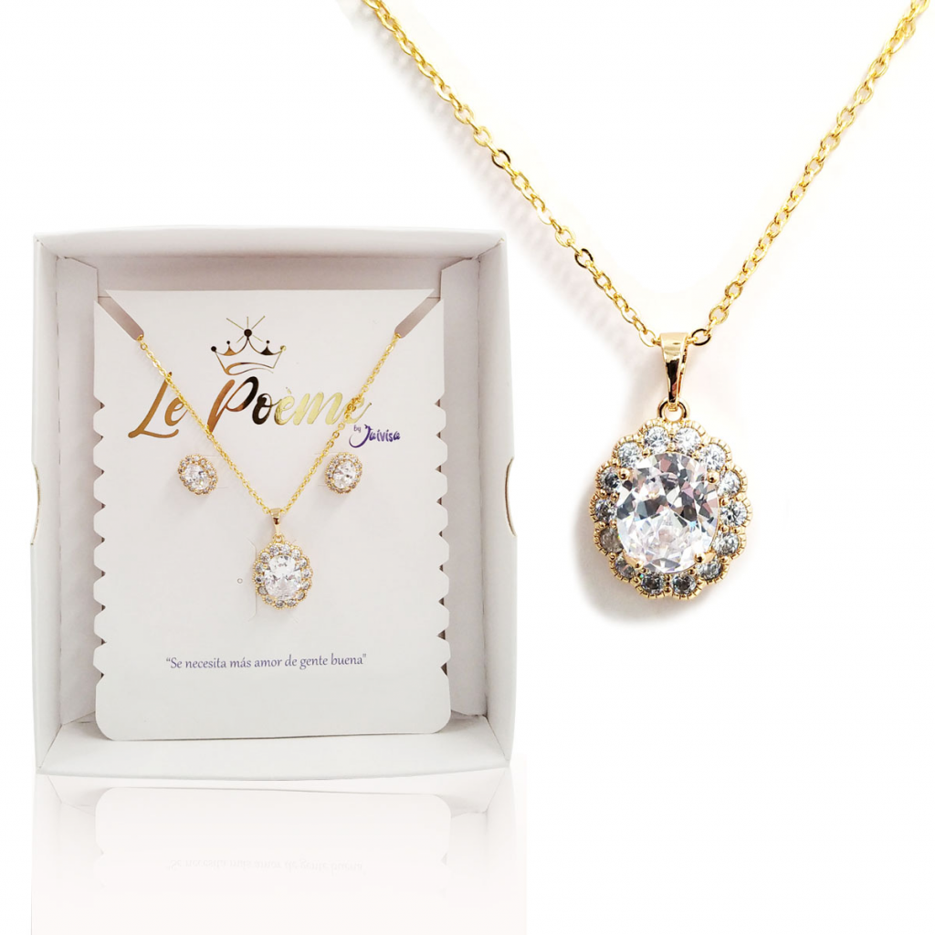 Joyería Collar y Aretas Accesorios Dama DUOFR559DJ