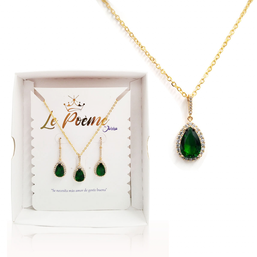 Joyería Collar y Aretas Accesorios Dama DUOFR563DJ