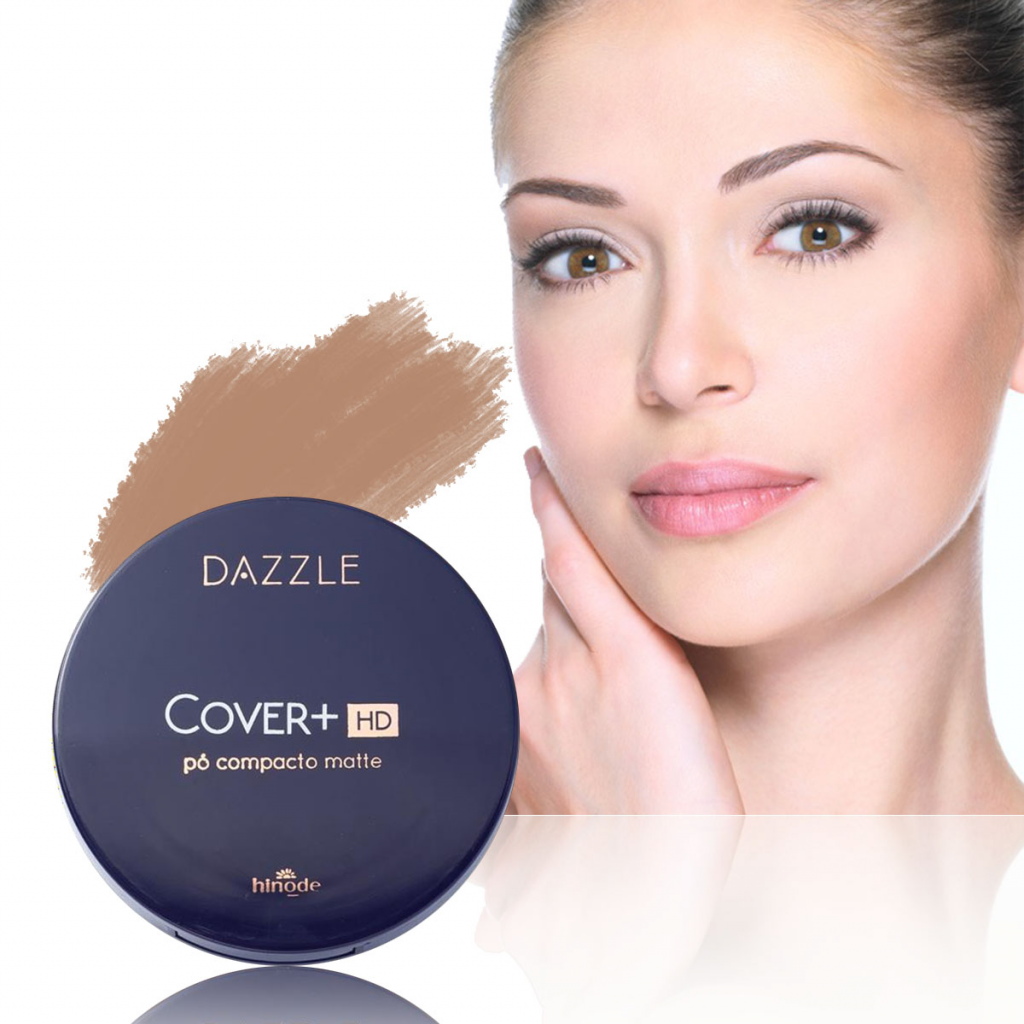 Polvo HND Compacto Rostro Belleza Femenino Medio 2