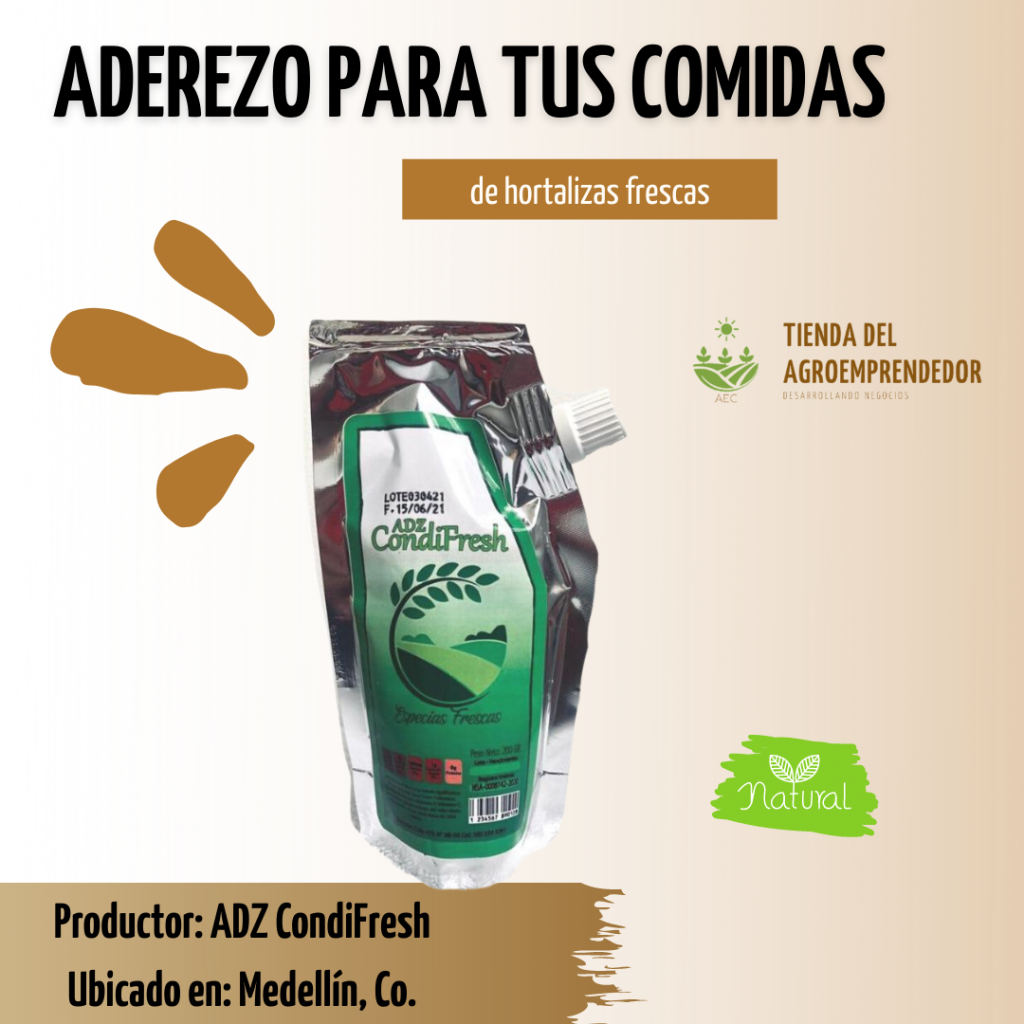 Aderezo de Hortalizas Frescas
