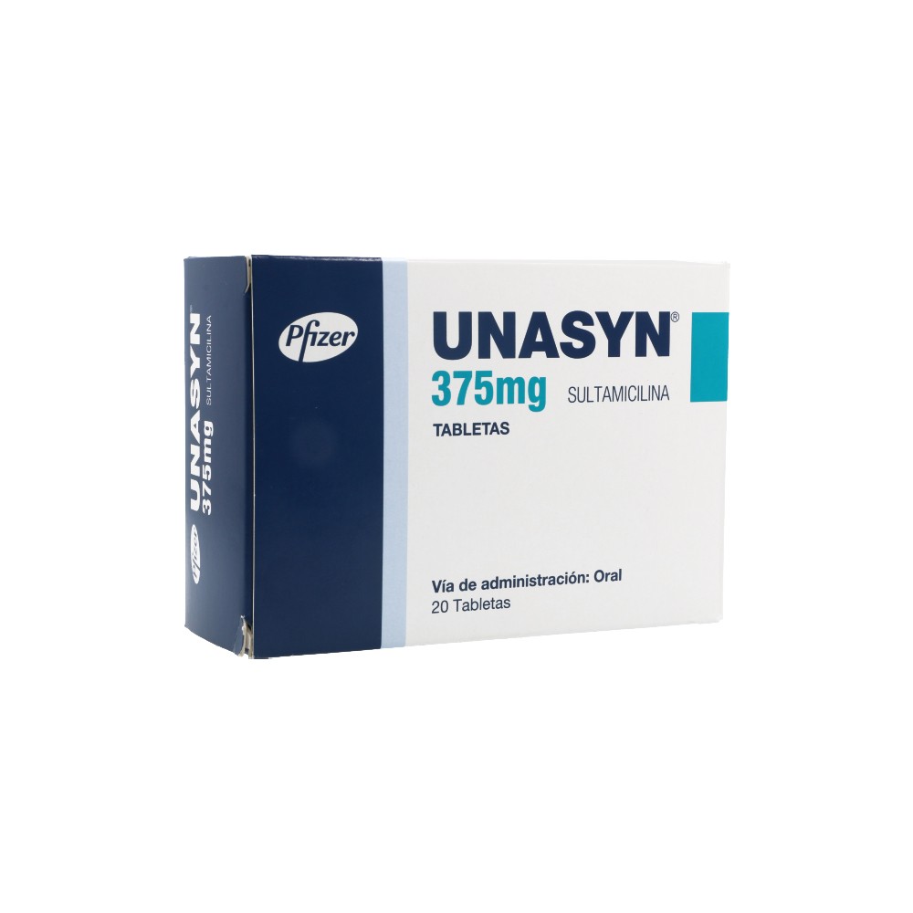 UNASYN 375 MG X 20 TB X SOB X 4