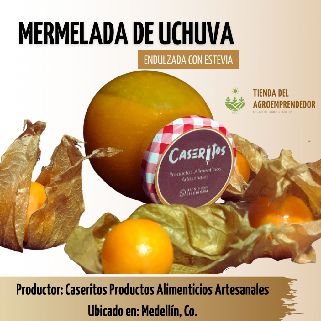 Mermelada de Uchuva Endulzada con Estevia